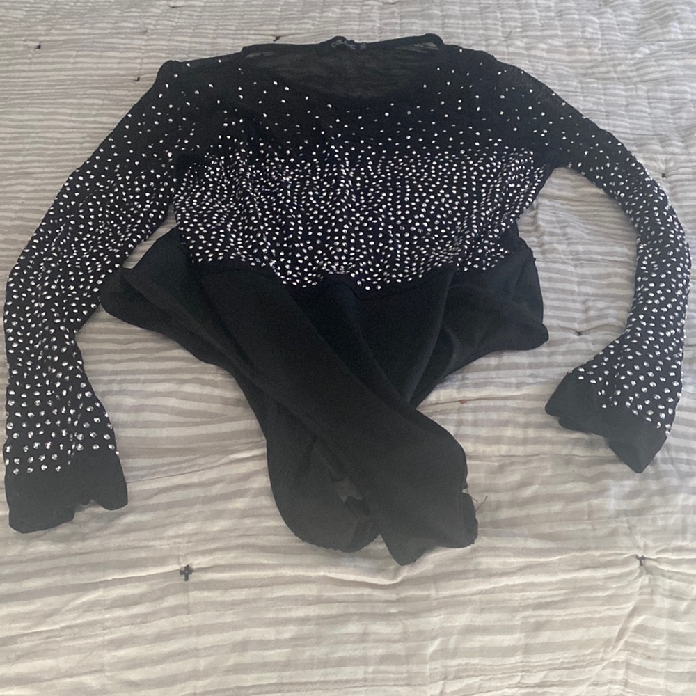 Bodysuit with sequence! Never worn!